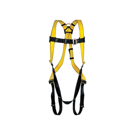 Safety Works Safety Works Unisex Polyester Safety Harness 400 lb. cap. XL Yellow 1 pc 10096491